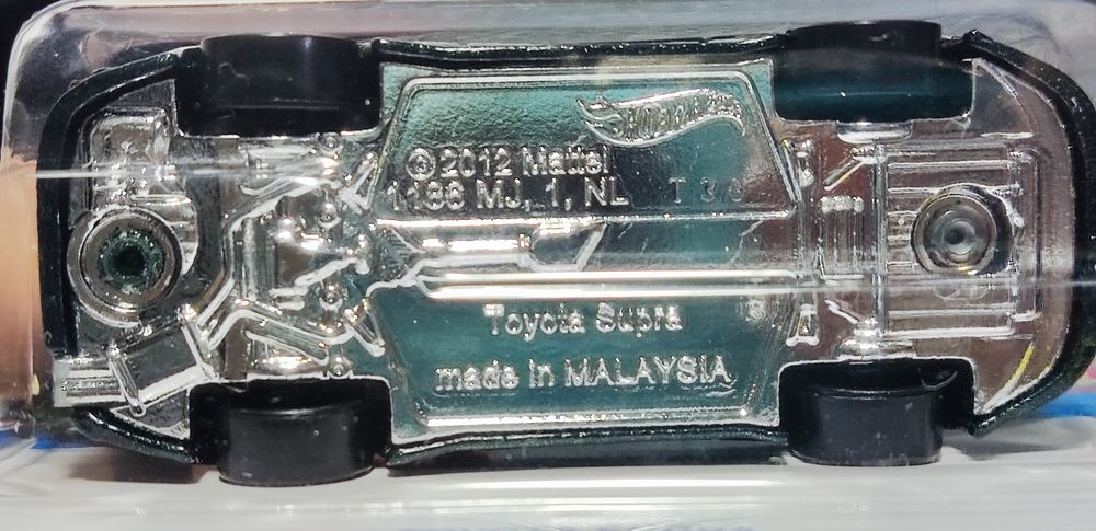 Hot Wheels Toyota Supra, metallic green
