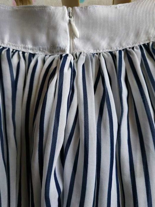 Полосатая шифоновая юбка