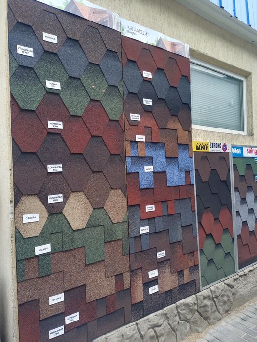 Битумная черепица, шифер, профнастил