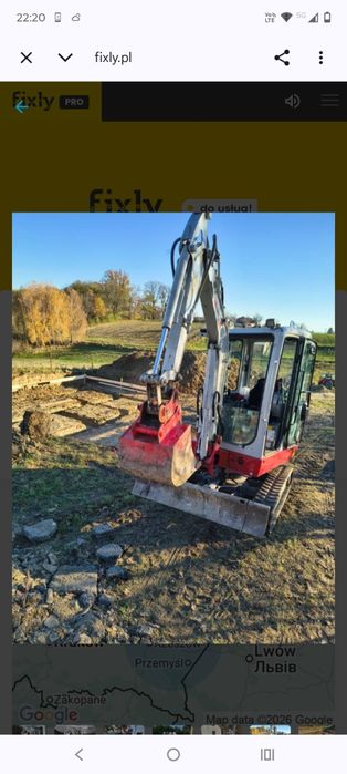 Usługi  Minikoparka  wywrotka  wykopyKorytowanie  wywóz ziemi