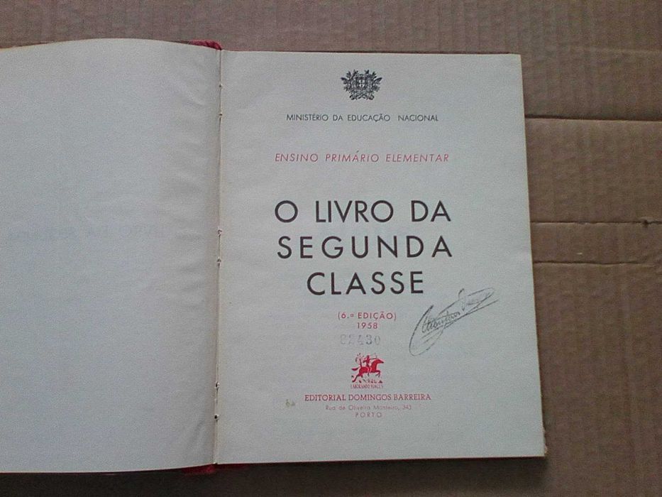 O livro da segunda classe
