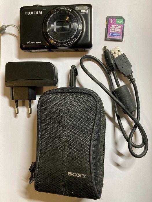 Artigos Variados (Powerbank, máquina fotográfica, coluna)