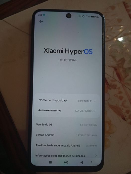 Xiaomi note 11 128g rom