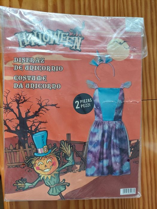 Vestido halloween menina