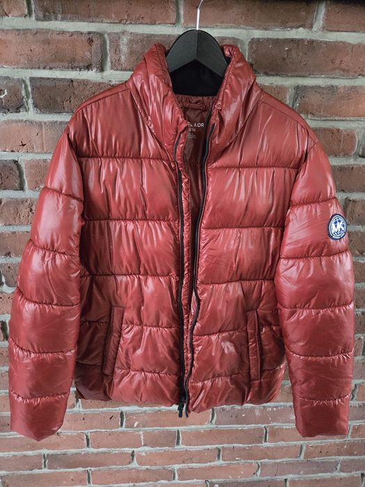 Kurtka zimowa Michael Kors L XL brązowa regular fit