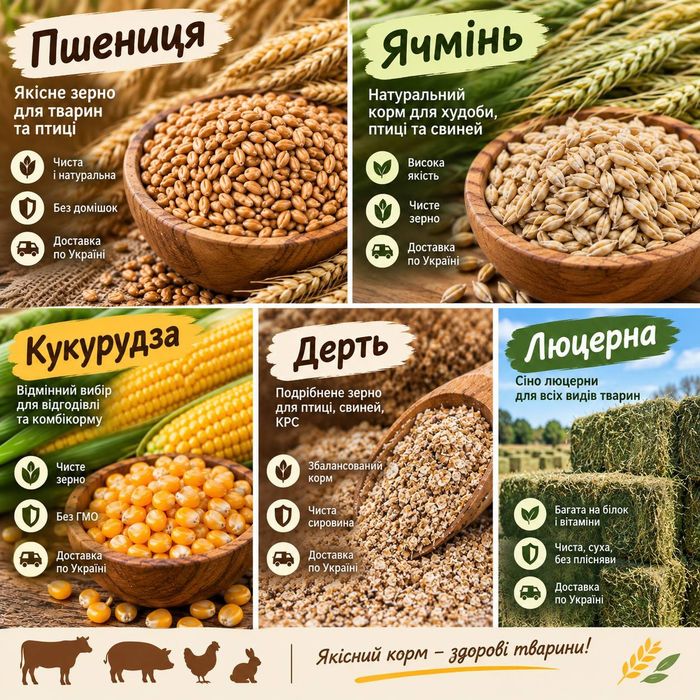 Продам зерно для корма