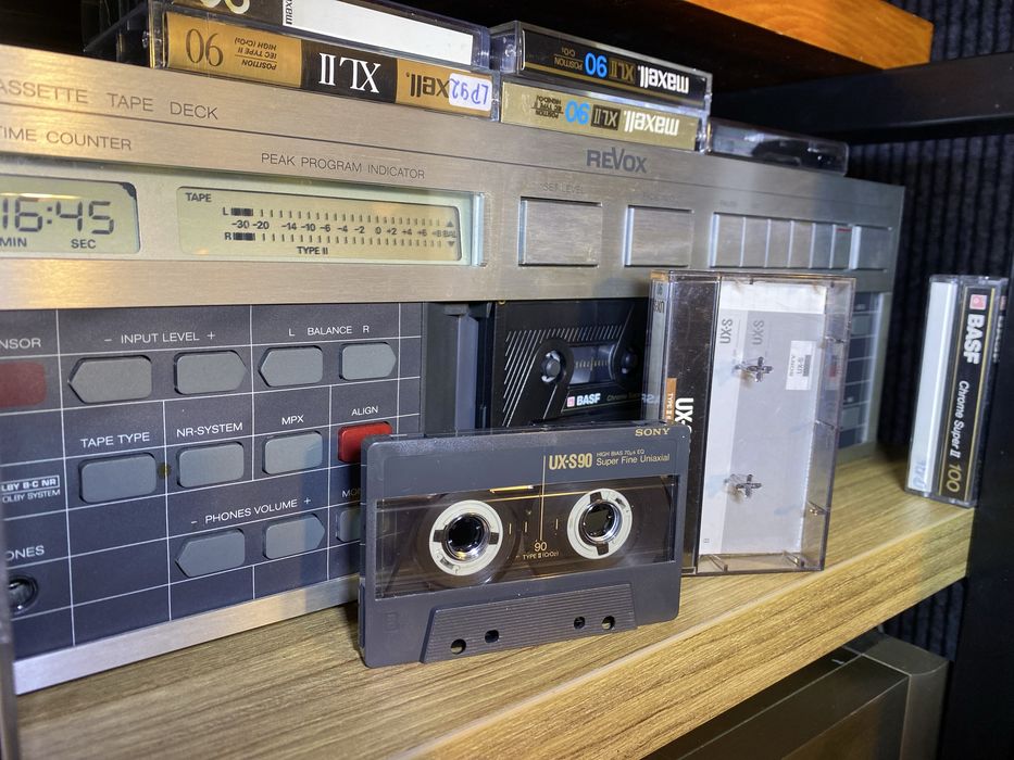 Kaseta magnetofonowa Sony UX-S 90 Chrome, Italo Disco Mega Hits - B215. Archiwum radia, jakość studyjna. Kolekcja prywatna