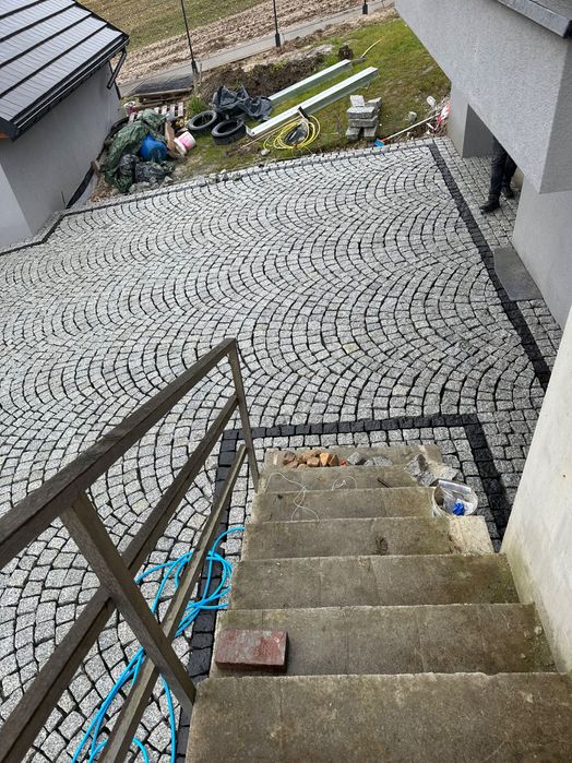 Kostka granitowa, granit, usługi brukarskie