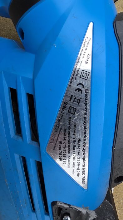 Nożyce do żywopłotu Nac 750w