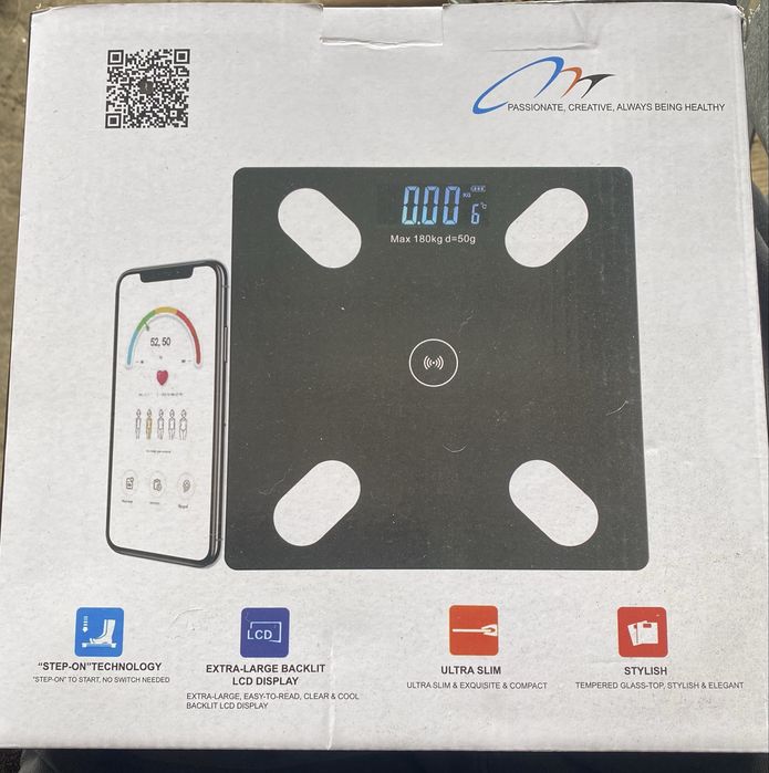 Ваги 180кг. Смарт. Підлогові.