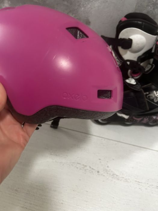 Rolki dziewczęce + kask