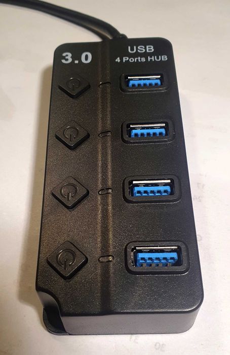 Adapter Hub rozdzielacz 4xUSB rozgałęźnik