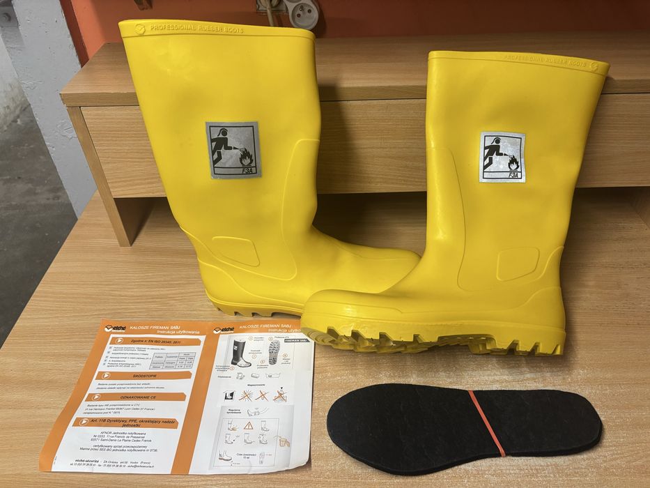 Kalosze strażackie, kompozyt,nowe, Etche
