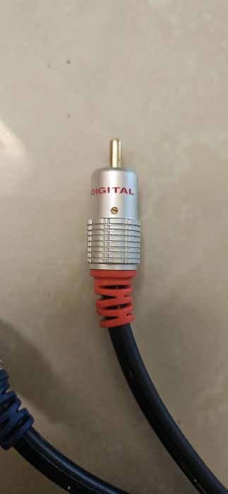 Kabel przewód 10m  RCA 2x czincz solidny gruby
