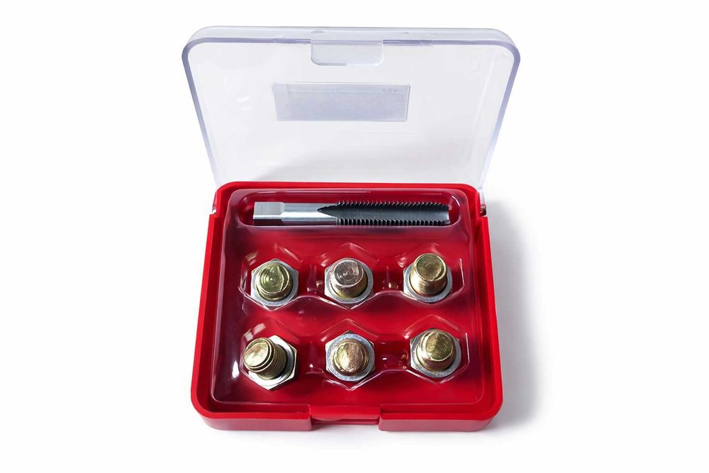 Zestaw naprawczy korków misy olejowej | komplet uszczelek i śrub