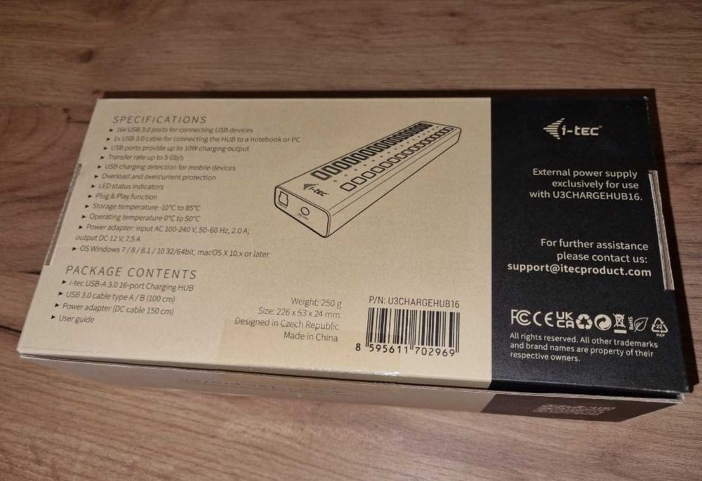 I-Tec USB 3.0 16- port charging HUB