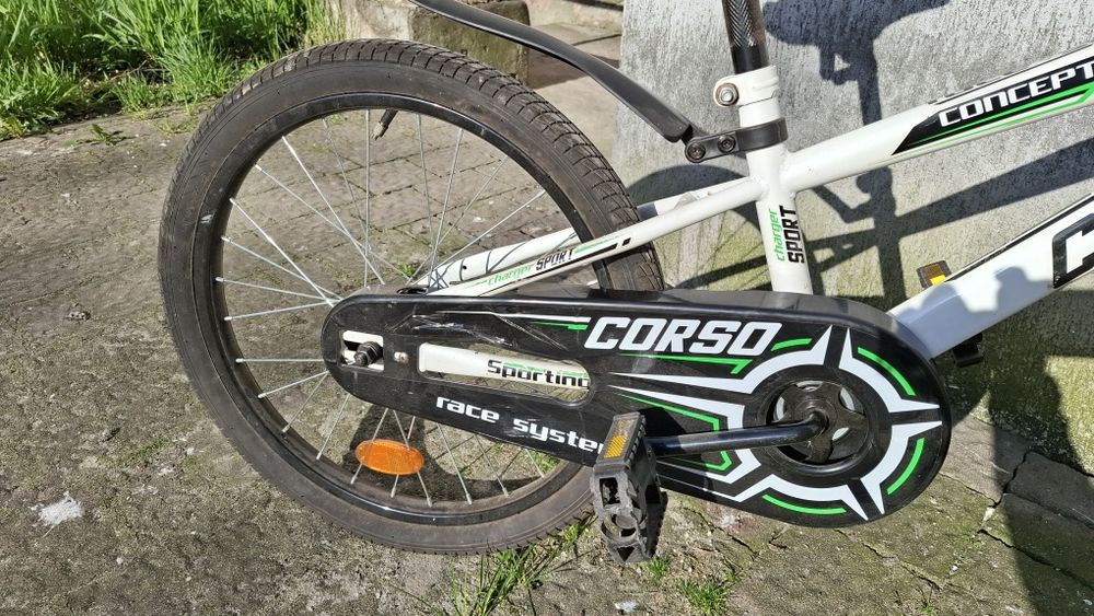 Дитячий велосипед  7-9 років 20 дюймів Corso Sporting Білий