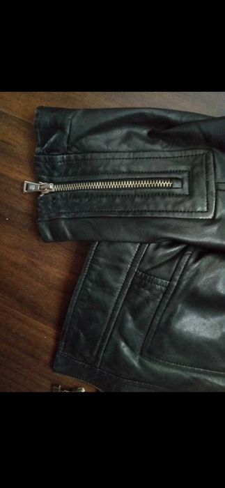 Skórzana kurtka Massimo Dutti