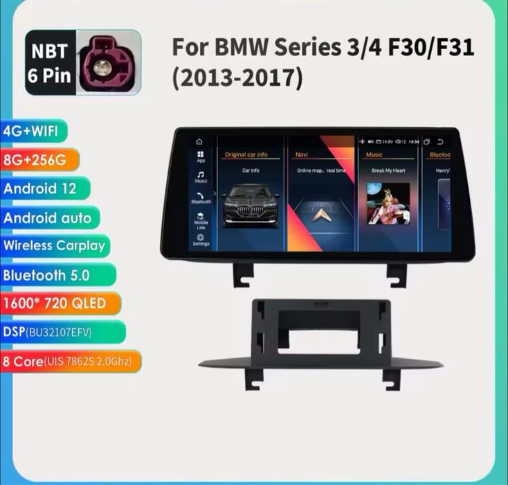 Android auto bmw f30/f31 NBT
