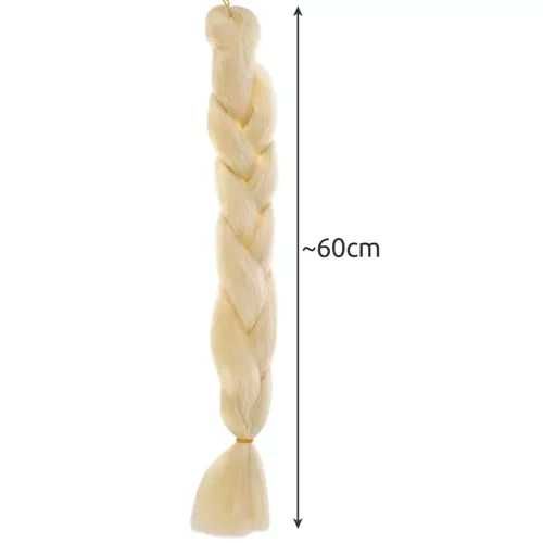 Włosy syntetyczne warkoczyki blond Soulima 23556