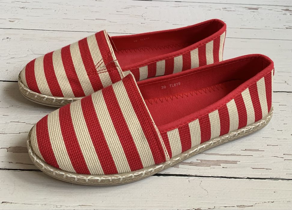 Komfortowe Stylowe Damskie Espadryle 39 Wygoda Boho Etno Nowe !
