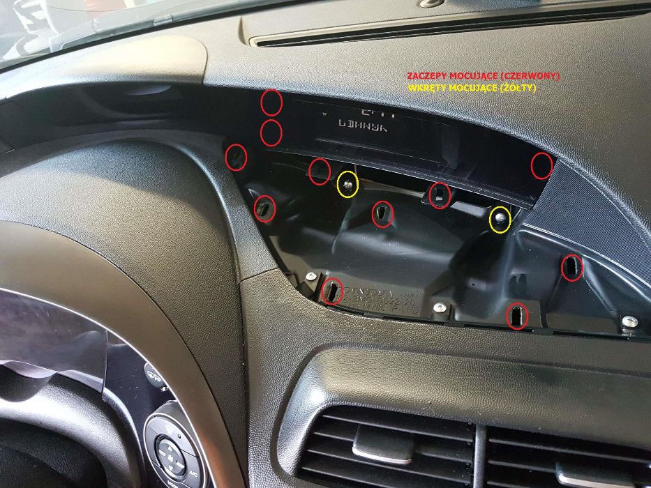 Naprawa 80zł wyświetlacz UFO Honda Civic 2006-12 Gwarancja 24 m-c