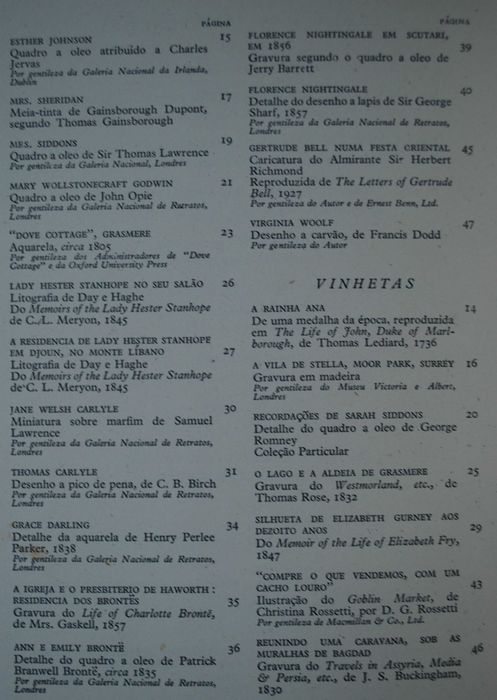 Mulheres Inglesas de Edith Sitwell - 1º Edição Ano 1943