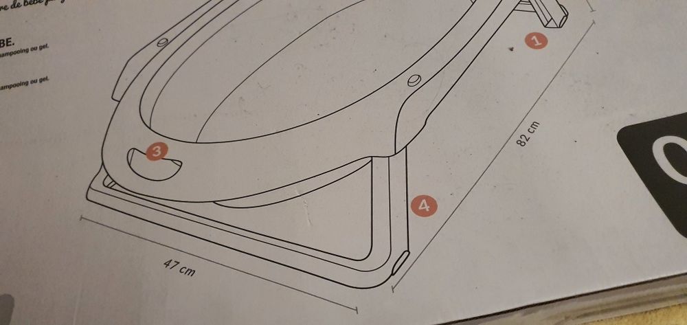 Banheira bebé portátil