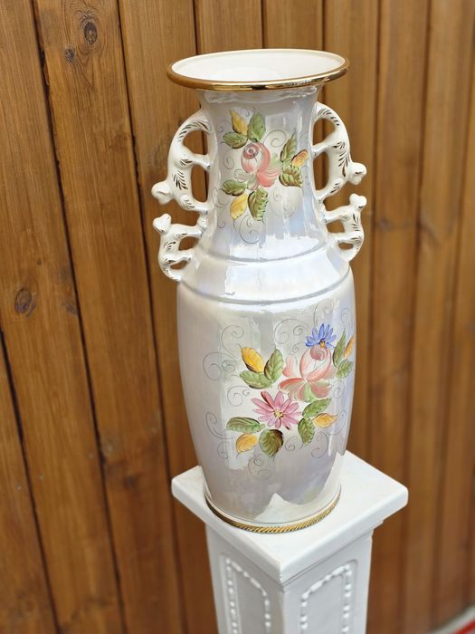 Wazon Depose perłową kwiaty lwy #1710 Stylowy Węgrów