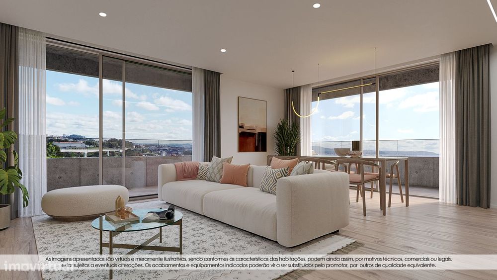 T2 Novo c/ Lugar de Garagem em Mafamude (El Corte Inglés) — Mafamude E Vilar Do Paraíso, Porto
