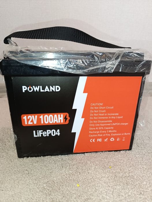 Powland LiFePO4 Battery-PL-12V-100AH акумулятор