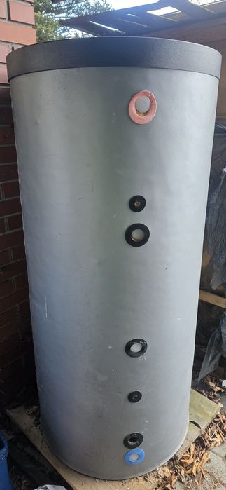 Zbiornik, wymiennik ciepła 300l ocieplany 1xwężownica + grzalka