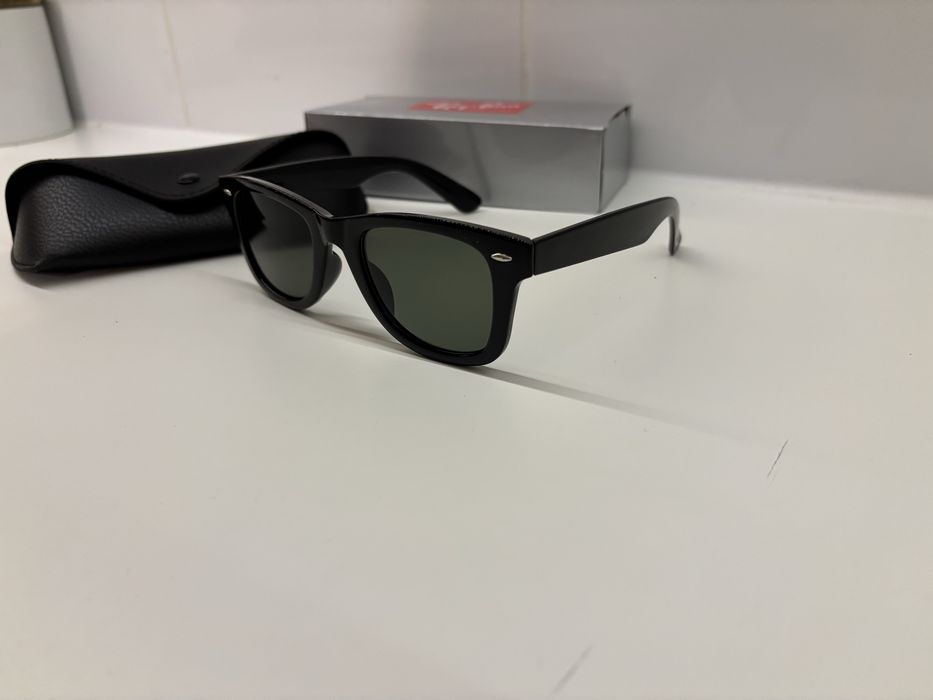 Okulary przeciwsłoneczne New rb plus skórzane etui