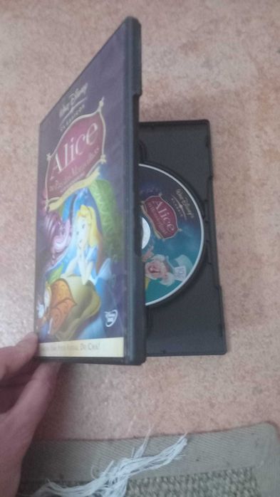 Dvd ALICE NO PAÍS DAS MARAVILHAS Filme DISNEY Dobrado Portg Restaurado