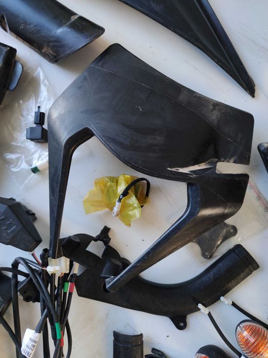 Plásticos originais KTM 2020 + guiador original 6 DAYS + balão escape