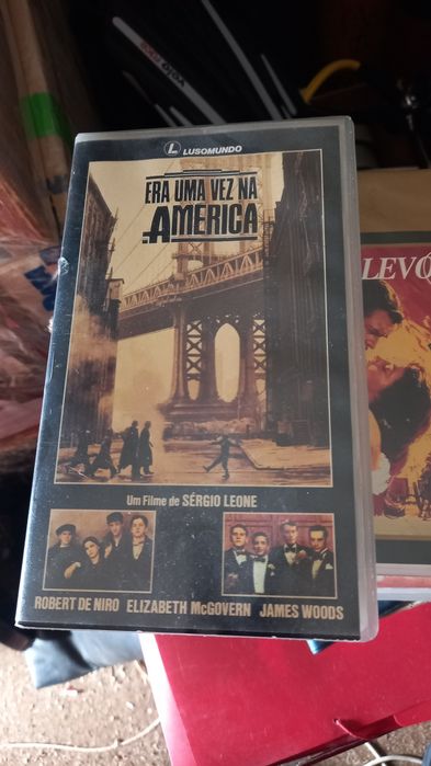 4 Edições Filmes VHS Colecionador - Ben Hur x2 / E tudo o vento Levou / Once upon a Time In America
