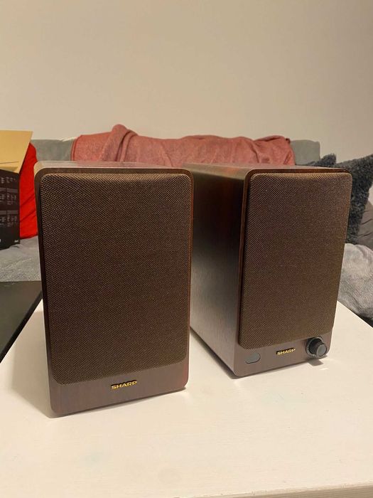 Głośnik Sharp CP-SS30BK brązowe moc 2x30w, Bluetooth 5.0