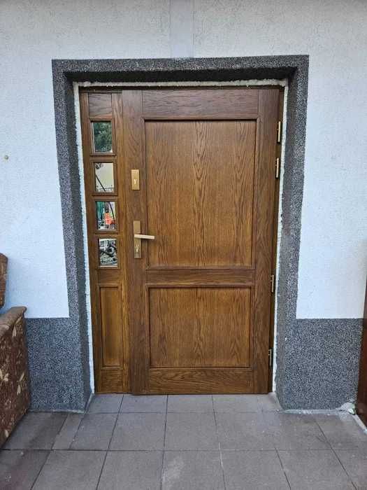 Drzwi zewnętrzne dębowe_ dostawa GRATIS! Montaż! Czyste Powietrze!