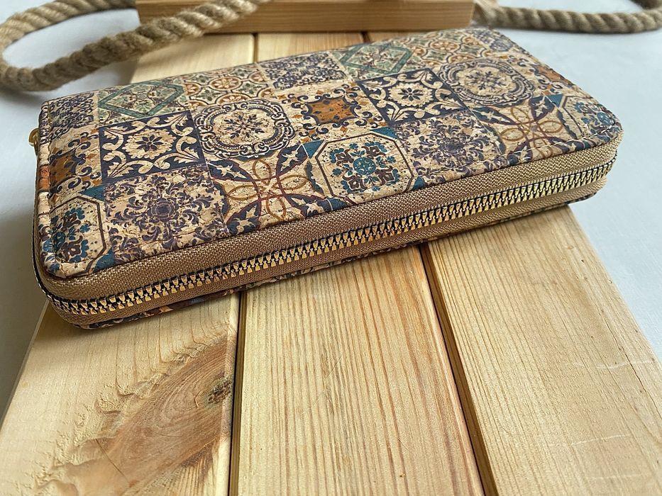 Portfel Boho/Etno, Mozaika/Ornament, kolorowy/duży