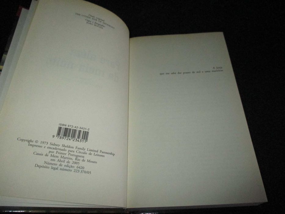 Livro Para Além da Meia-Noite Sidney Sheldon
