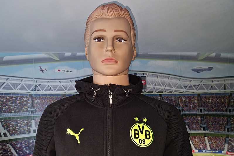 Borussia Dortmund BVB Puma DryCell bluza z kapturem size: M/L