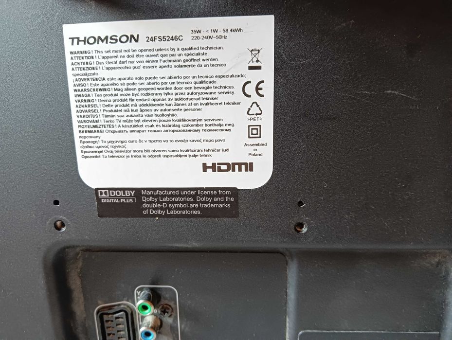 Tv Thompson 24  całe Led