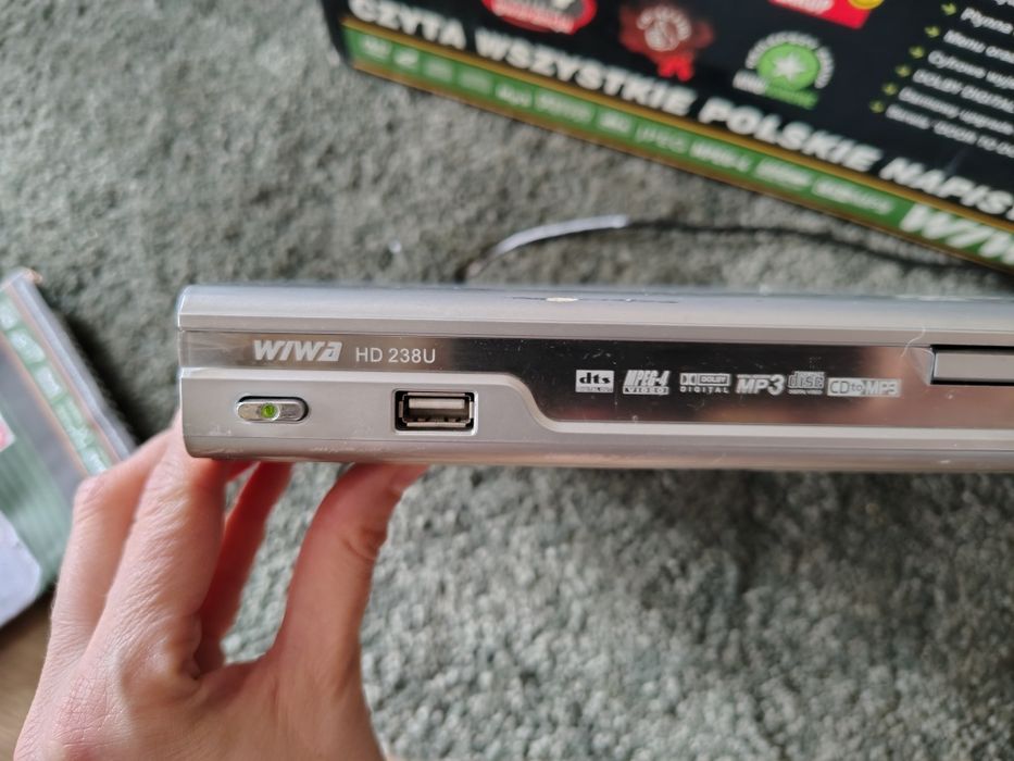 Odtwarzacz DVD Wiwa player HD-238 USB