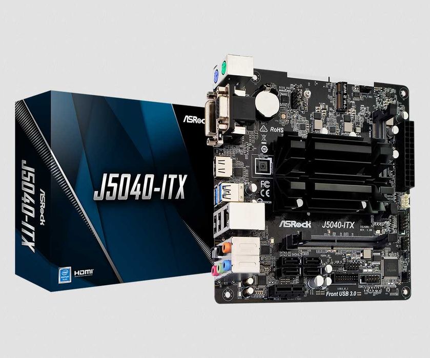 [Usado] Computador Mini-ITX com caixa Thermaltake Element Q + CPU Pentium J5040 + 16GB RAM