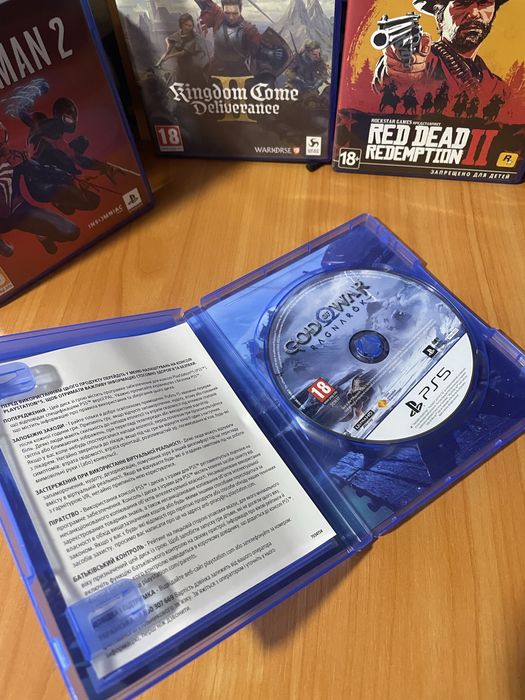 Диски для Ps5 | God of War Ragnarok | Spider Man 2 | Ghost of Yotei