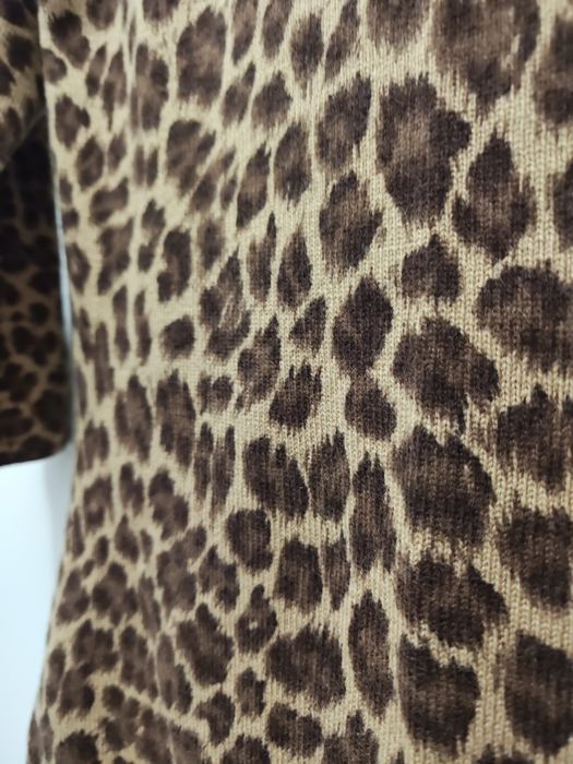 Sweter Neiman Marcus Cashmere, XS/S panterka