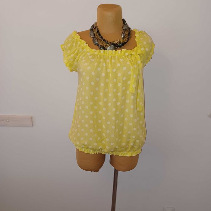 Made in Italy bluzka delikatna bawełna/batyst dla XL+