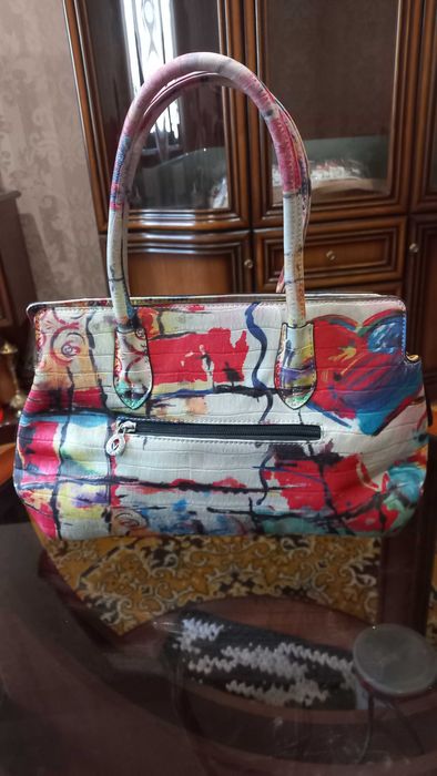 Сумка жіноча тоут кольорова Velina Fabbiano