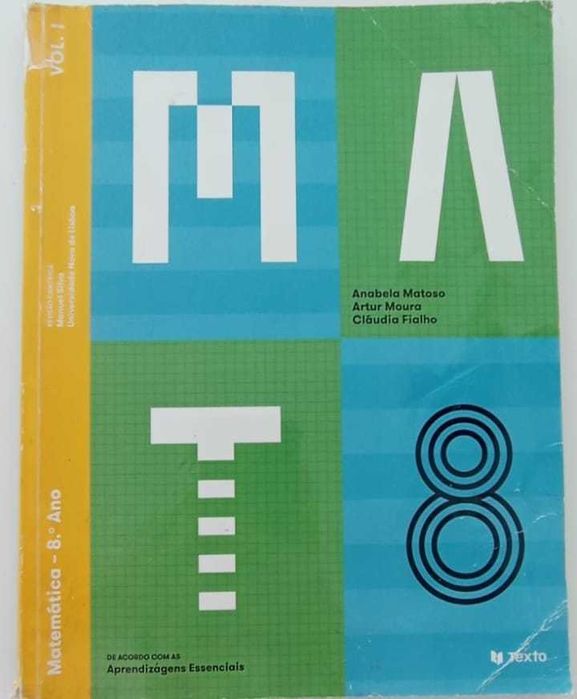 Manuais escolares 8º ano - Matemática - MAT 8