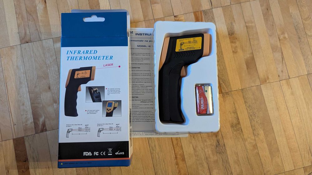 Pirometr DT8380 termometr